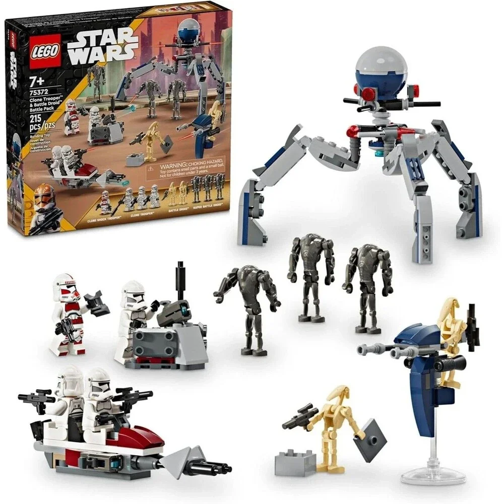 LEGO Star Wars Clone Trooper & Battle Droid Battle Pack Toy 75372 Box NEW